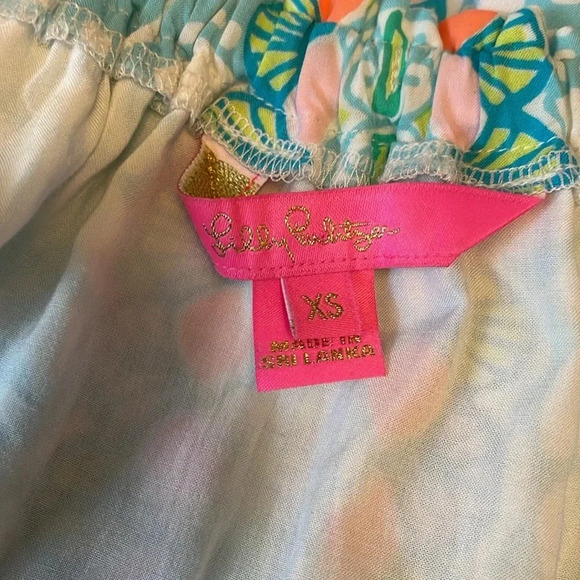 Lilly Putlizer off shoulder mini dress size xs - Picture 6 of 7